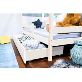 Lit enfant maison Paul - blanc